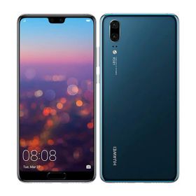 【中古】【安心保証】 HUAWEI P20 EML-L29[128GB] SIMフリー ミッドナイトブルー
