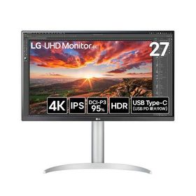 LG LG電子 27型 4K(3840×2160) IPS USB Type-C搭載 ホワイト(27UP850K-W)