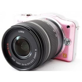 パナソニック ミラーレス Panasonic LUMIX DMC-GF3 レンズキット フェアリーピンク 中古 新品SDカード付き 届いてすぐに使える 手振れ補正 長期保証