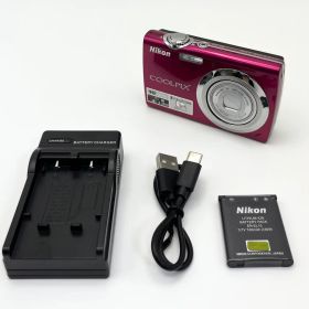 ニコン Nikon デジタルカメラ COOLPIX S230 RD ROSERED [ローズレッド]【中古】【非常に良い】【20326397-080209】