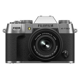 《新品》FUJIFILM (フジフイルム) X-T50 XC15-45mmレンズキット シルバー [ ミラーレス一眼カメラ | デジタル一眼カメラ | デジタルカメラ ] 【KK9N0D18P】