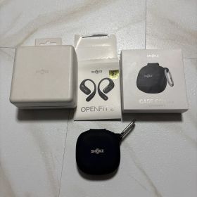 SHOKZ OPENFIT 2(BLACK)ワイヤレスイヤホン& ケースカバー