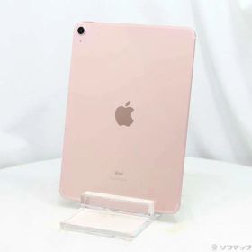 【中古】au iPad Air 第4世代 64GB ローズゴールド MYGY2J／A auロック解除SIMフリー 【251-ud】