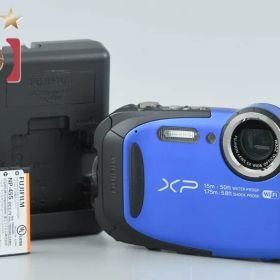 【中古】FUJIFILM 富士フイルム FINEPIX XP80 ブルー コンパクトデジタルカメラ