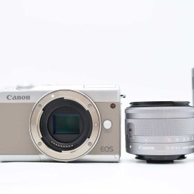 キャノン Canon EOS M100 Gray 24.2 MP Digital Camera 15-45mm Lens [良品] #Z6951A