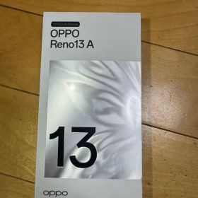 新品最安値OPPO Reno13A 128GB チャコーグレー