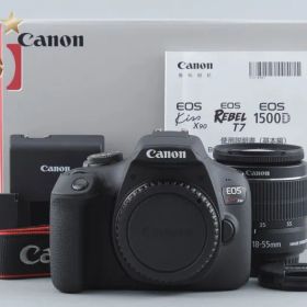 【中古】Canon キヤノン EOS Kiss X90 EF-S 18-55 IS II レンズキット シャッター回数僅少 元箱付き