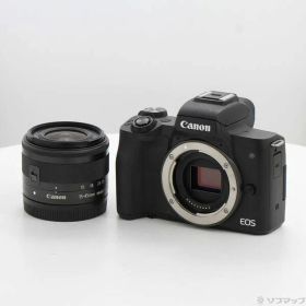 ソフマップ 〔中古品〕 EOS Kiss M EF-M15-45 IS STM レンズキット ブラック【344】