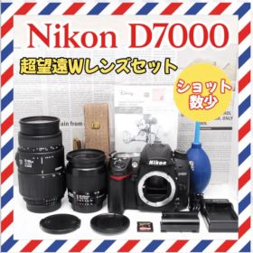 Nikon D7000❤️超望遠Wレンズセット❤️高速連写✨一眼レフ✨ニコン