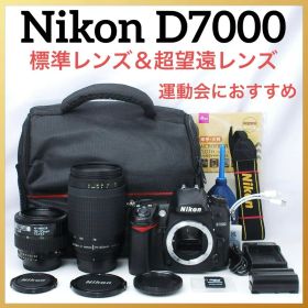 Nikon D7000 超望遠300mm ダブルレンズ 初心者安心セット 説明書