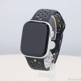 〔中古〕Apple(アップル) Apple Watch Series 10 GPS 42mm シルバーアルミニウムケース ミッドナイトスカイNikeスポーツバンド〔262-ud〕