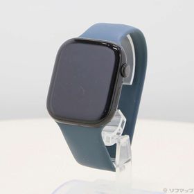 (中古)Apple Apple Watch Series 10 GPS + Cellular 46mm ジェットブラックアルミニウムケース レイクグリーンソロループ(258-ud)
