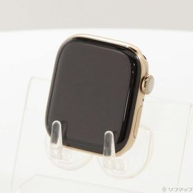 (中古)Apple (展示品) Apple Watch Series 10 GPS + Cellular 42mm ゴールドチタニウムケース バンド無し(269-ud)