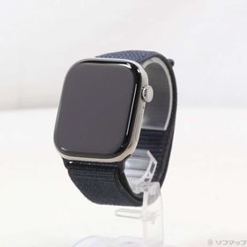 (中古)Apple Apple Watch Series 10 GPS + Cellular 46mm チタニウムケース インクスポーツループ(305-ud)