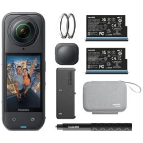 INSTA360｜インスタ360 360°カメラ Insta360 X5 エッセンシャルバンドル ミッドナイトブラック CINSAAHA-X504 [8K対応 /防水]