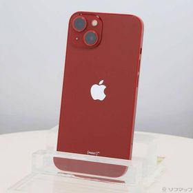 〔中古〕Apple(アップル) iPhone13 128GB プロダクトレッド MLNF3J／A SIMフリー〔258-ud〕