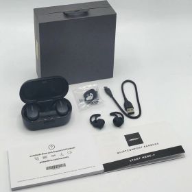 【中古 動作確認済】 Bose QuietComfort Earbuds ワイヤレスイヤホン トリプルブラック 音楽鑑賞 運動 ランニング 通勤 通学 耳 イヤー イヤホン 音質 没入感 集中 音 使いやすい ジムリラックス 小さい