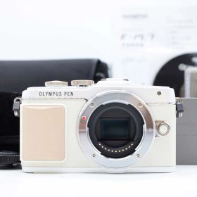 オリンパス Olympus Pen Lite E-PL7 16.0MP Digital Camera White 2258 Shots [新品同様] #Z6944A