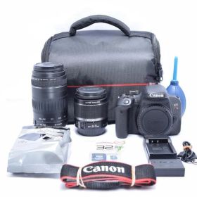 Canon Kiss X9i 一眼レフカメラ 超望遠Wレンズ バック付き