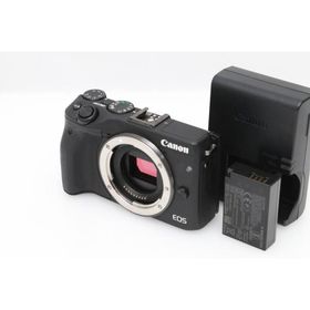 【全額返金保証】良品｜キヤノン EOS M3 ボディ [ブラック] CA01-D610-4B2B