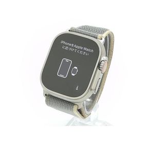 【中古】Apple 【海外版】 Apple Watch Ultra2 49mm Cellular チタニウムケース/グリーン/グレイトレイルループ(S/M)【静岡】保証期間１ヶ月【ランクB】