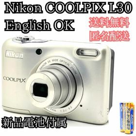 動作品✨新品電池付✨Nikon COOLPIX L30 送料無料