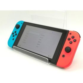 【中古】Nintendo Switch 本体 Joy-Con(L) ネオンブルー/(R) ネオンレッド HAC-S-KABAA 【2017年3月】【静岡】保証期間１ヶ月【ランクB】