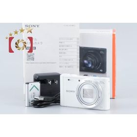 【中古】SONY ソニー Cyber-shot DSC-WX350 ホワイト コンパクトデジタルカメラ 元箱付き 多言語対応
