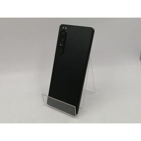 【中古】SONY docomo 【SIMフリー】 Xperia 1 IV ブラック 12GB 256GB SO-51C【ECセンター】保証期間１ヶ月【ランクC】
