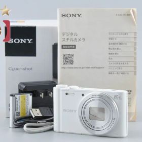 【中古】SONY ソニー Cyber-shot DSC-WX350 ホワイト コンパクトデジタルカメラ 元箱付き 多言語対応