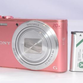 SONY Cyber-shot DSC-WX350 光学20倍 コンパクト ピンク 訳あり ズーム戻らず バッテリー付