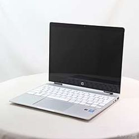 Chromebook x360 12b-ca0002TU 8MD65PA-AAAA セラミックホワイト&ナチュラルシルバー (1.1GHz)／4GB／eMMC64GB／12インチ／ChromeOS］
