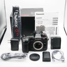新品級 Panasonic パナソニック LUMIX DC-G9-K ボディ シャッター回数8603回！あると嬉しい元箱・取説付！