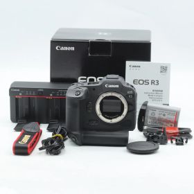 【ショット数1,000以下】Canon EOS R3 ボディ｜フルサイズ ミラーレス一眼｜約2410万画素・高速連写・高性能AF プロ向けフラッグシップ キヤノン【中古】
