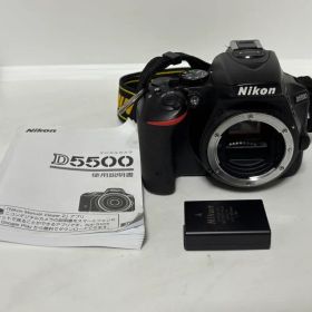 【美品】Nikon D5500 ボディ 説明書付き