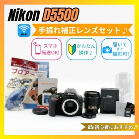 【本日セール中‼️】Nikon D5500 手ぶれ補正レンズセット 一眼レフ