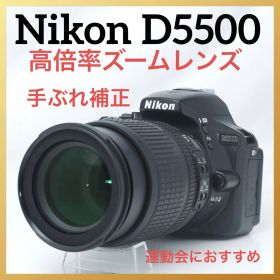 Nikon D5500 Wi-Fi スマホ転送OK 高倍率ズーム バック付