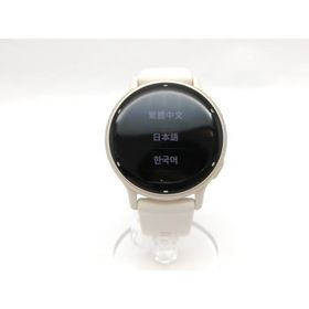 【中古】Garmin vivoactive 5 Ivory/Cream Gold 010-02862-41【府中ル・シーニュ】保証期間１ヶ月【ランクB】
