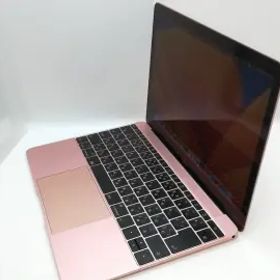 【中古】Apple MacBook 12インチ CTO (Mid 2017) ローズゴールド Core m3 (1.2G)/8G/256G(SSD)/intel HD 615【京都】保証期間１ヶ月【ラ