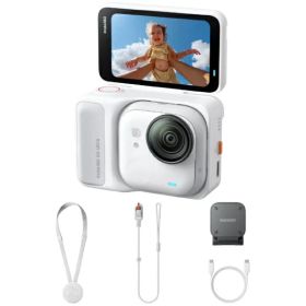 【エントリーで最大2万ポイント当たる｜9/25まで】 INSTA360｜インスタ360 アクションカメラ Insta360 GO Ultra スタンダードバンドル アークティックホワイト CINSABEA-GOULTRA01 [4K対応 /防水]