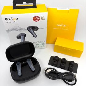 EarFun Air Pro 3 ワイヤレスイヤホン 黒 ノイズキャンセリング