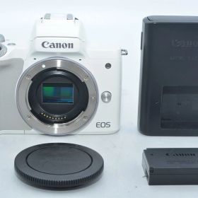 1320★美品・ショット数16000回以下★Canon ミラーレス一眼カメラ EOS Kiss M2 ボディ ホワイト