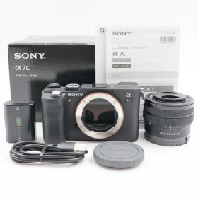 ■シャッター数16632枚！新品同様■ SONY α7C ブラック ズームレンズキット ミラーレス一眼カメラ ILCE-7CL ソニー