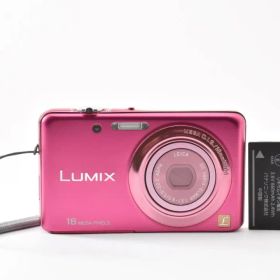 良品★パナソニック LUMIX DMC-FH7 ピンク★ストラップ付 #1347