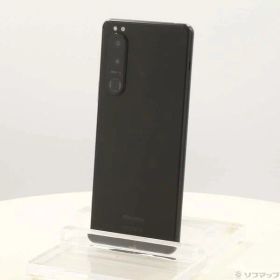 【中古】SONY(ソニー) Xperia 5 III 128GB フロストブラック SO-53B docomo SIMフリー 【352-ud】