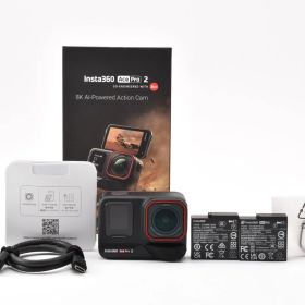 ★極上美品★ インスタサンロクマル Insta360 Ace Pro 2 デュアルバッテリーバンドル CINSBBGA-DB 《付属品多数！》完動品 #A607239