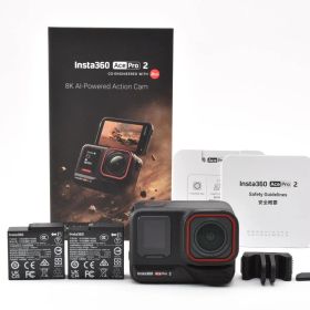 ★極上美品★ インスタサンロクマル Insta360 Ace Pro 2 デュアルバッテリーバンドル CINSBBGA-DB 《付属品多数！》完動品 #A607253