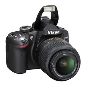 Nikon デジタル一眼レフカメラ D3200 レンズキット AF-S DX NIKKOR 18-55mm f/3.5-5.6G VR ブラック D3200LKBK