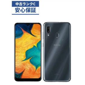 【中古】【可】 Galaxy A30 SCV43 64GB SCV43 ブラック au版 au
