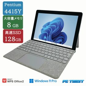 【送料無料】NT: Microsoft Surface go 1824 Pentium 4415Y 1.60GHz /メモリ:8GB/SSD:128GB/無線LAN/ 中古 ノートパソコン Windows11 Pro Office 付き 10インチ 【中古】【3ケ月保証】